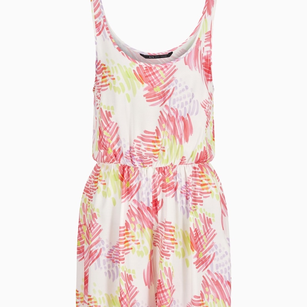 Armani Exchange Multicolored Patterned Twill Slee… - image 1